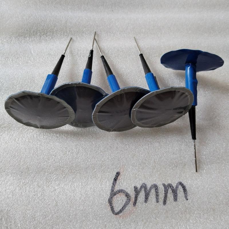 5 шт./лот 4 мм грибовидная гвоздевая пленка для автомобильных шин холодная заплатка резиновая сшивающая машина комплект для ремонта шин и колес встроенная заглушка