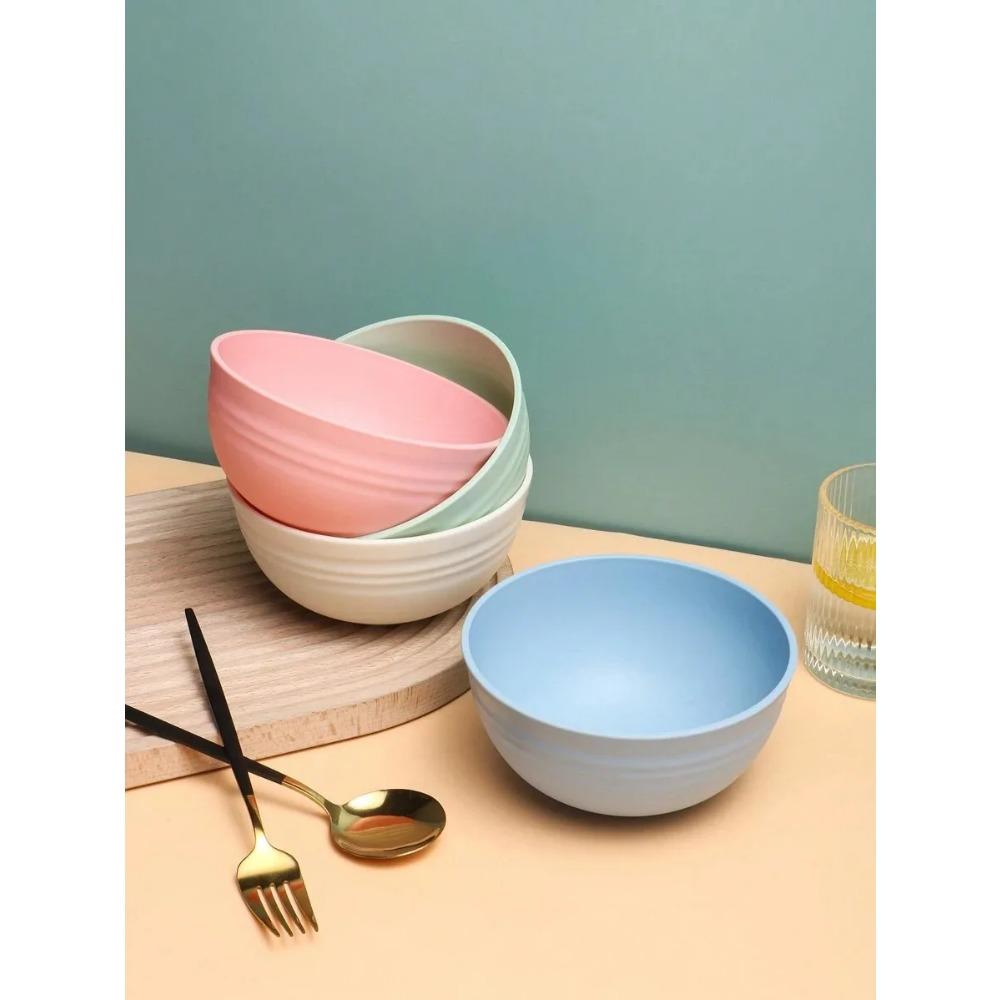 11 шт. миска из пластика PP, многоразовая, подходит для супа, овсянки и салата, можно использовать в микроволновой печи и мыть в посудомоечной машине, небьющаяся