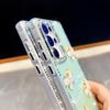 3D Bowknot Glitter Phone Case for Samsung Galaxy S25 S24 S23 Ultra S24 FE A07 A15 A16 A26 A36 A56 5G Bling Diamond Back Cover