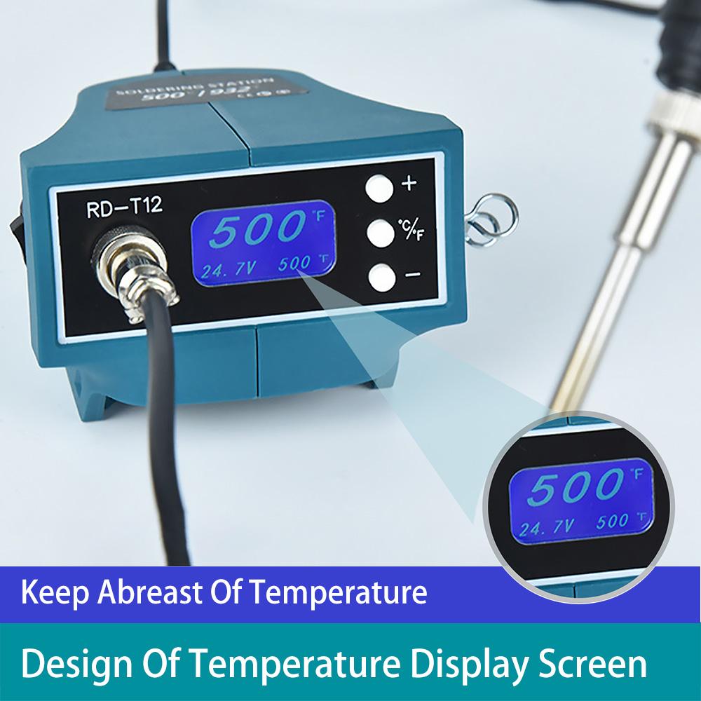 Беспроводная паяльная станция для Makita 18V Max Battery с цифровым дисплеем, автоматическим режимом сна, конвертером °C/°F, сварочный инструмент для самостоятельной сборки