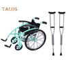 Mini Wheelchair Toy Set for Dollhouse Miniature Model with Crutches House Decoration DIY Crafts Sand Table Accessories Wheelchair Toys Mini Crutches