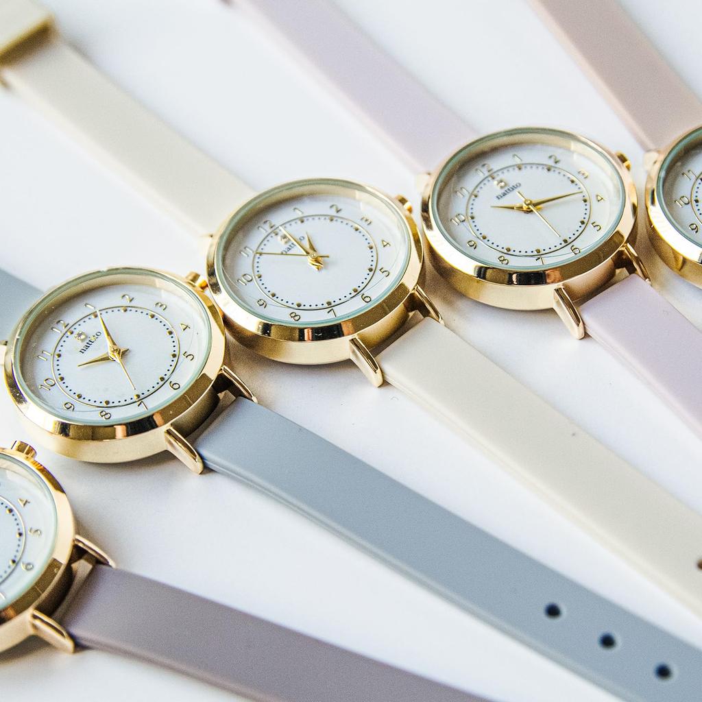 Часы Аналоговый Силиконовый Ремень Once Pink [Fieldwork] Женский YM114-2