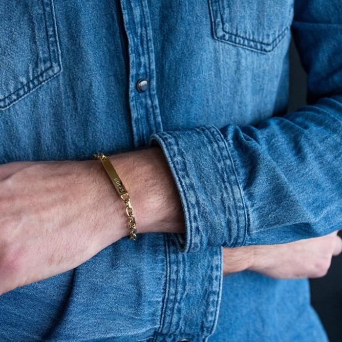 Bracelet GUESS JUXB03000JWYGS Acier Homme Doré