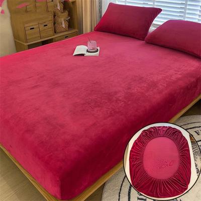 Мягкая бархатная простыня с резинками. Нескользящие регулируемые наматрасники для одинарных двойных плюшевых теплых и удобных покрывал.