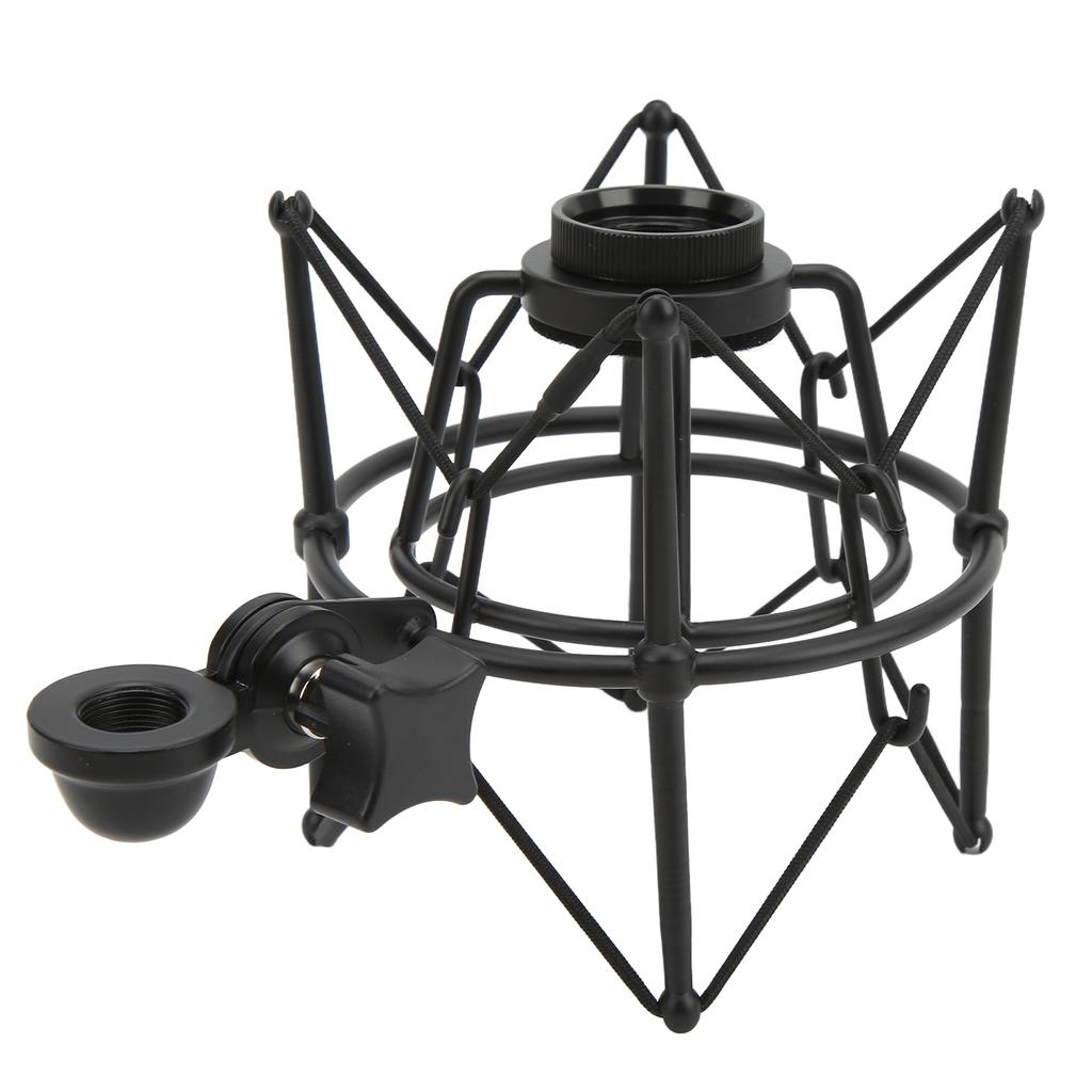 Microphone Shock Mount Clip Mic Anti Vibration Holder for Live Streaming Recording Studio
