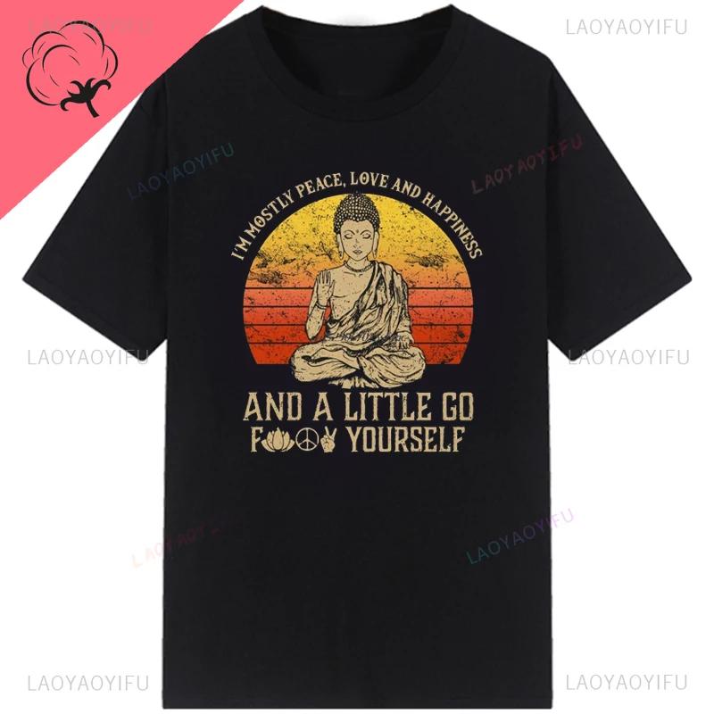 Мужская футболка для отдыха винтажная Namaste Mother откровенная 3D футболка мужская хлопковая с круглым вырезом топы летние футболки