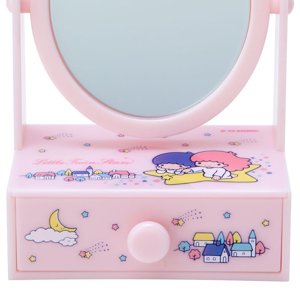 Sanrio Sanrio Зеркальная подставка Little Twin Stars Kikirara LITTLE TWIN STARS 14 x 10 x 6 см Модные товары Sanrio Forever Персонаж 114278 SANRIO