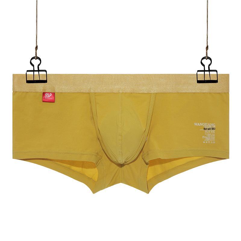 Мужские хлопковые боксеры-брифы «Космическая капсула» - Дышащие, средней посадки, однотонные, больших размеров