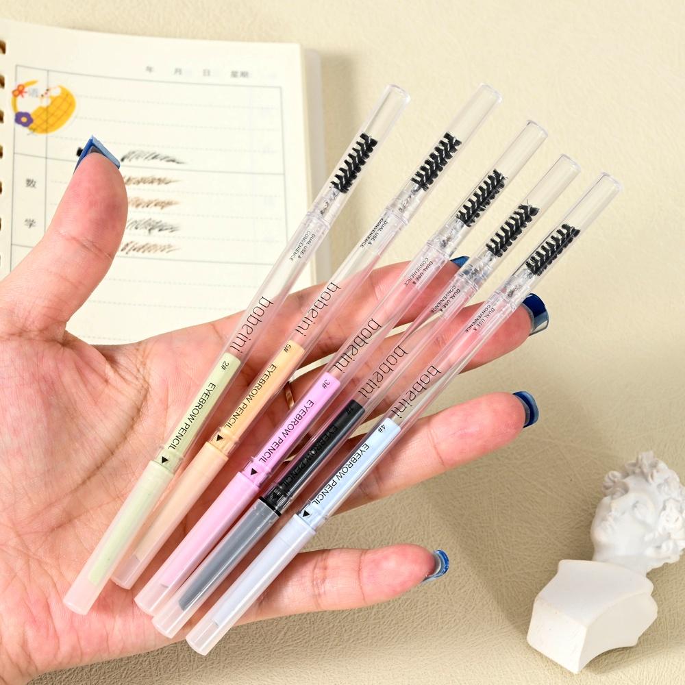 Double Head Eyebrow Pencil Thin Head Waterproof, Sweat Resistant, Non-smudgeon Natural Three-dimensional Lasting Student Cosmetics Beauty Products