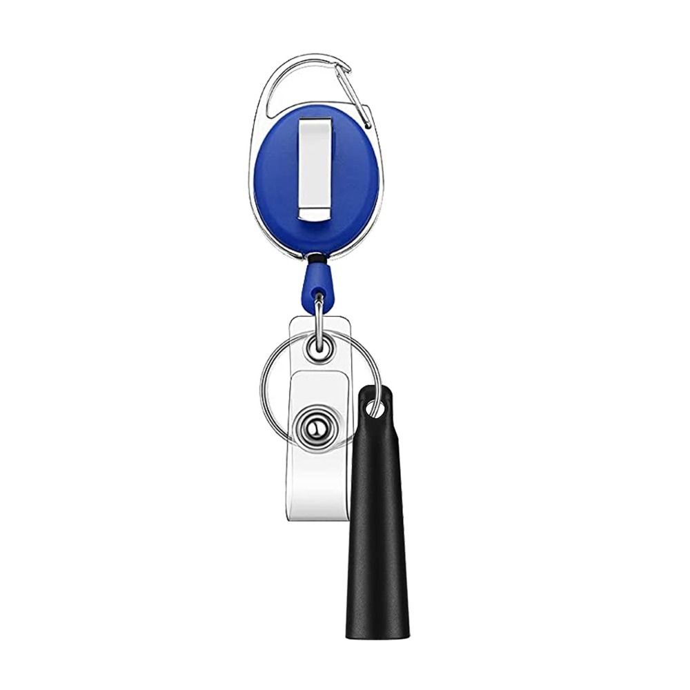 Elastic Pen Pull Holder Reel Retractable Pen Case Anti Lost Rope Pen Clip Carpenters