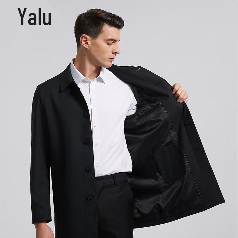 Мужской тренч средней длины Yalu в стиле business casual