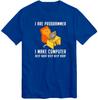 I Are Programmer Programming Coding Nerd Cat T-Shirt I Make Computer Beep Top