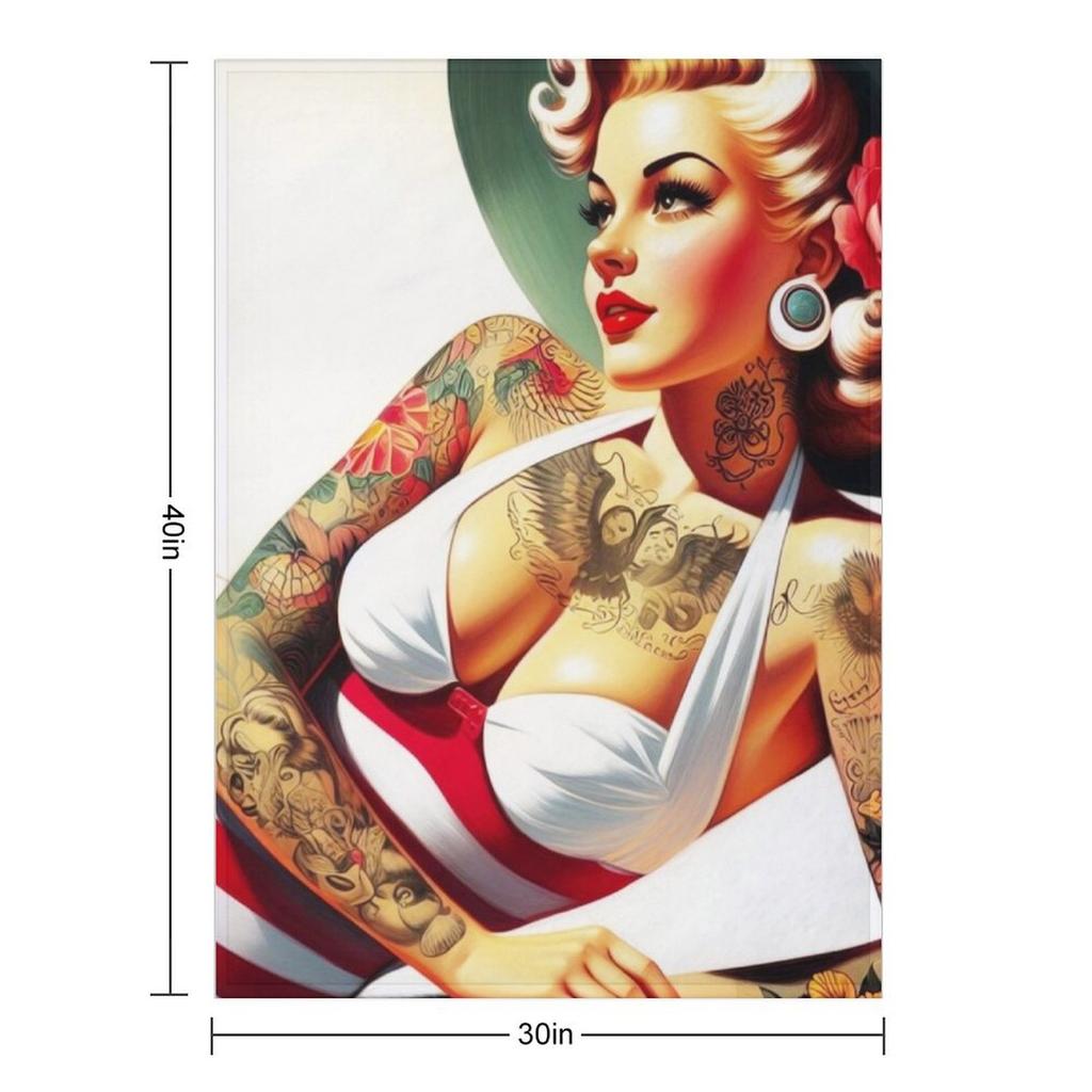 Горячий купальник Пин-ап Плед Пледы Диваны Для декора Пушистый Модный Диваны Персонализированный Подарок Пледы