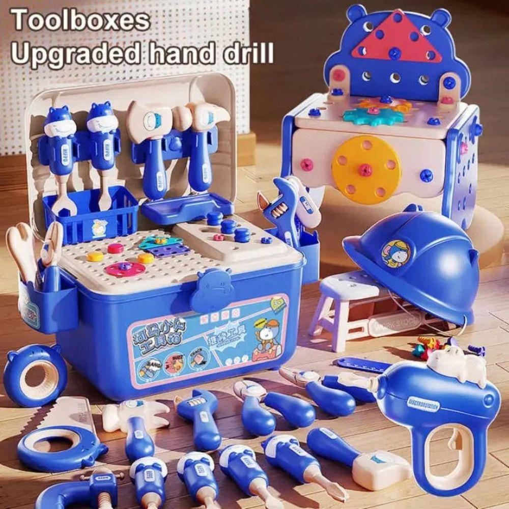With Box Kids Tool Toys Set Plastic Educational Toy Simulation Repair Tool Toy 3 To 6 Years Old