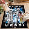Argentina's Messi Celebration Themed Anti-Slip Rugs - Polyester Home Decor, Suitable for Bedrooms, Living Rooms, Doorways, Studios, and Decorations