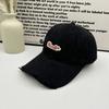 New versatile cap men and women couples baseball cap deep top hard top letter embroidery spring and summer sunshade