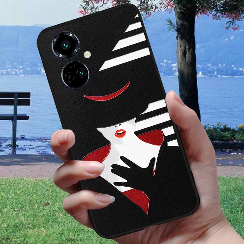 Чехол для Tecno Camon 19 Camon19 Neo 3D Рельефный Тисненый Чехол для Телефона Для Tecno Camon 19 Pro 4G 5G Neo Мягкий Силикон Мультяшный