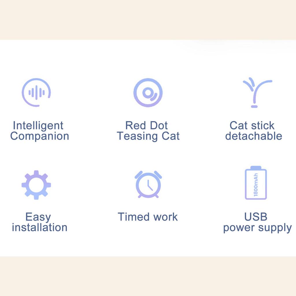 Cat Toy For Indoor Cats, Random Trajectory Motion Activated Rechargeable Automatic Cat Toy, Interactive Cat Toy For Bored Indoor Cats Kittens Dogs