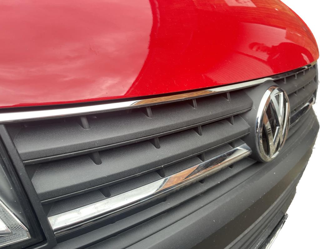 Накладка на верх решетки2015-2019 (1 шт, нерж) для Volkswagen T6