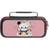 Mochi Mochi Panda Switch Case, Switch Protective Cover with Storage Bag, Hard Case for Switch, Dustproof, Dirt-Resistant, Waterproof, Shockproof, Hold