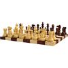 Staunton Style Wooden Chess Pieces for Tournament Play and Home Use I Hand Carved Chess Set with Extra Queens I Premium Walnut