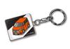 MKJP Custom Keychain Honda Stepwagon Hybrid RP5 Black Car Orange Base Color