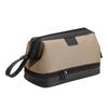 Дорожная косметичка большой вместимости с сухим и мокрым отделением, водонепроницаемой молнией, портативная, мужская и женская, для косметики и макияжа, органайзер для туалетных принадлежностей, мешочек