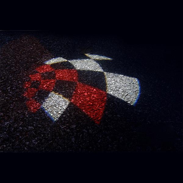 Светодиодная проекционная подсветка для автомобильных дверей MINI Cooper One S R55 R56 R60 F55 F56 Countryman Clubman, декоративная лампа-подсветка для автомобиля, новая.