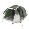 VidaXL Tente de Camping 4 Personnes, Tente d'Ombrage avec Sac de Transport, Auvent Portable avec Parois Latérales pour 94390