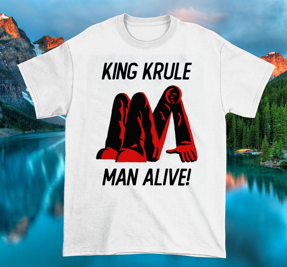 King Krule Man Alive Тяжелый Хлопок Белый Все Размеры Унисекс Рубашка Унисекс Футболка
