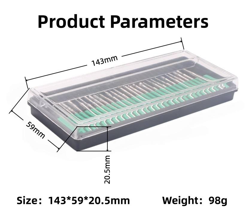 30pcs 3.0mm Mini Drill Bits Diamond Burs Grinding Wheel Abrasive Shank To Make Delicate Engravings On Wood Jewelers Metals Plastics Tiles