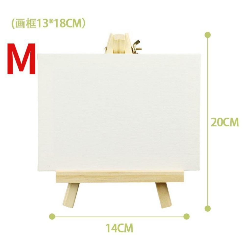 1 комплект, деревянный мини-мольберт для художника, картина маслом, белый холст, ткань для рисования, мебель, мебель для живописи, товары для творчества на холсте
