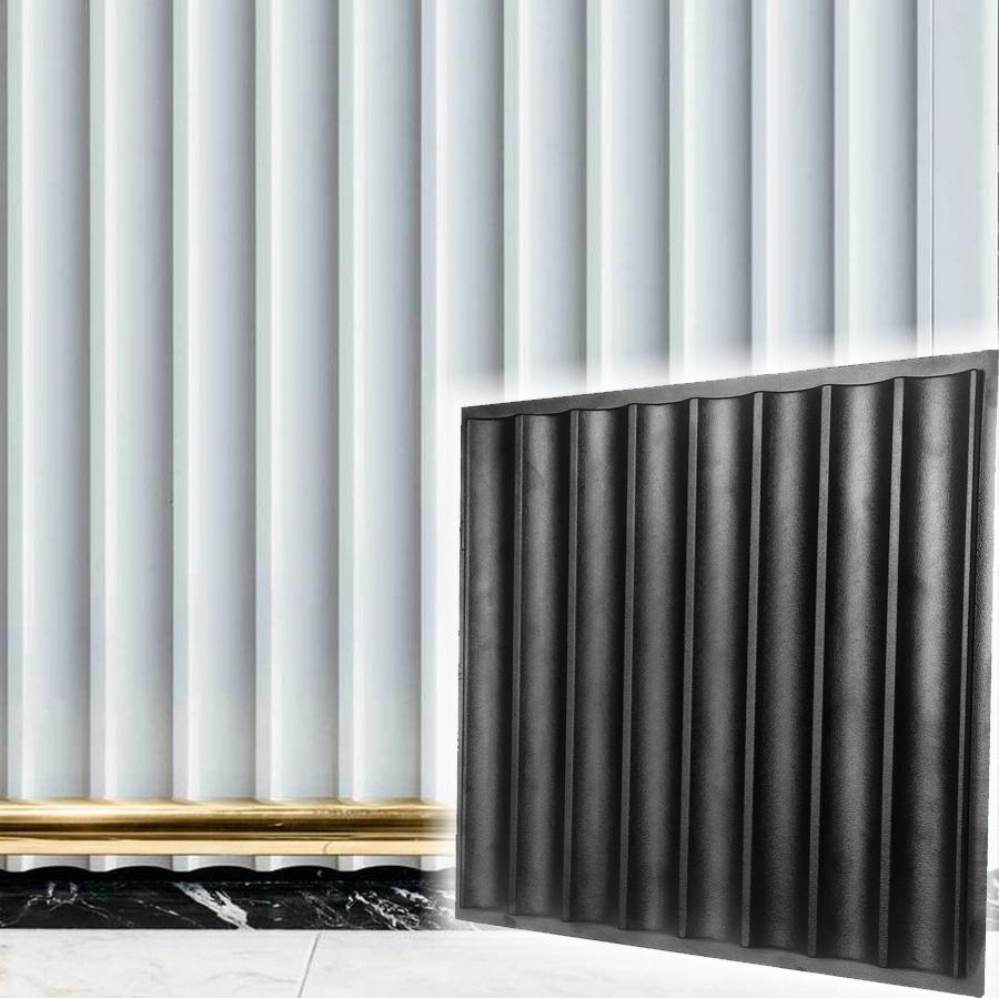 3D Wall Panel Mold for Gypsum, Plaster or Concrete Tile for Decorative Wall Panels 'Fashion'