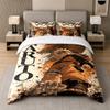 3Pcs Bed Set,N-Narutos 1 Duvet Cover and 2 Pillowcases, Printed Bedding Decor For Guest Room