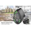 MESTEK Advanced RCD Electric Socket Tester Automatic Neutral Live Earth Wire Testing Circuit