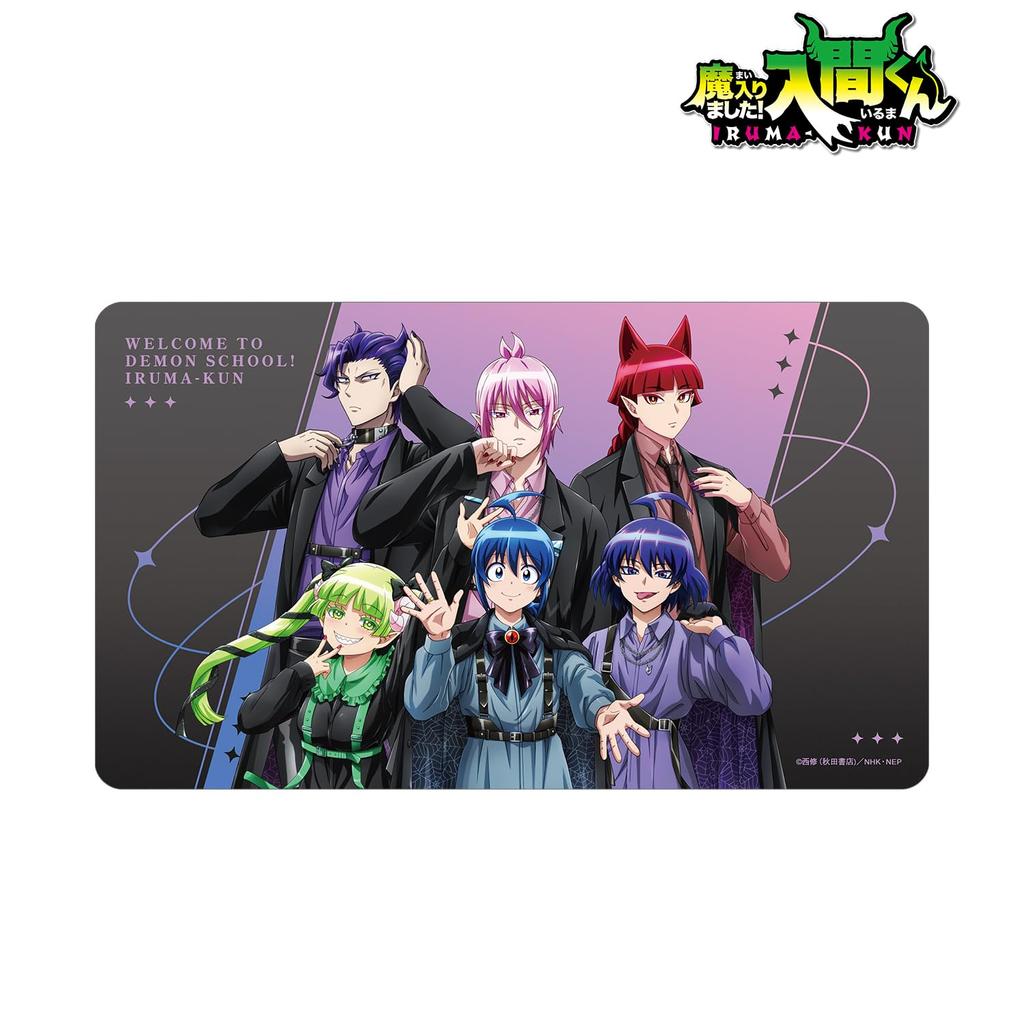 Welcome To Demon Original Illustration Group Black Coordinate Mat School! Iruma-kun Ver. Multi-Desk