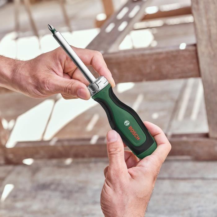 Bosch tournevis cliquet 12 embouts