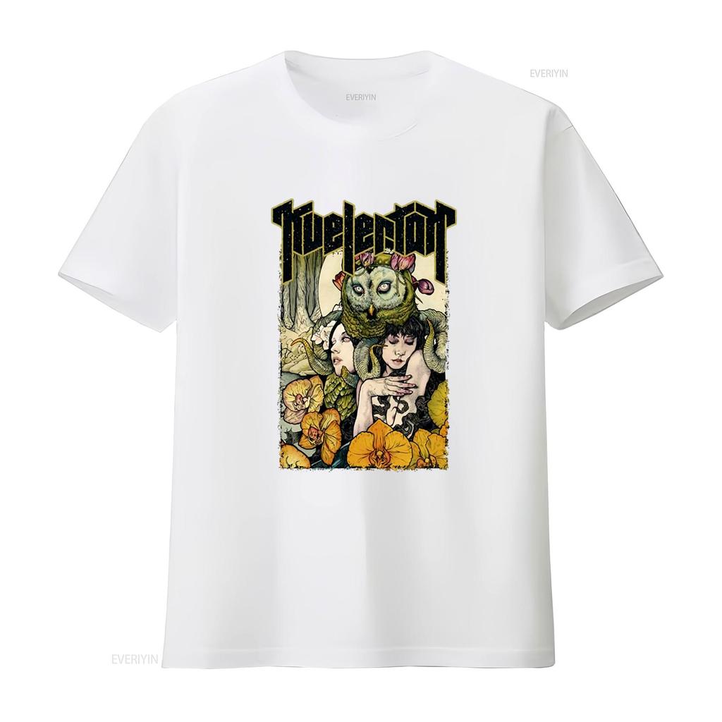 KVELERTAK Octopool T Shirt Unique Art Print with Owl Women and Floral Design for Stylish Look vintage Washed