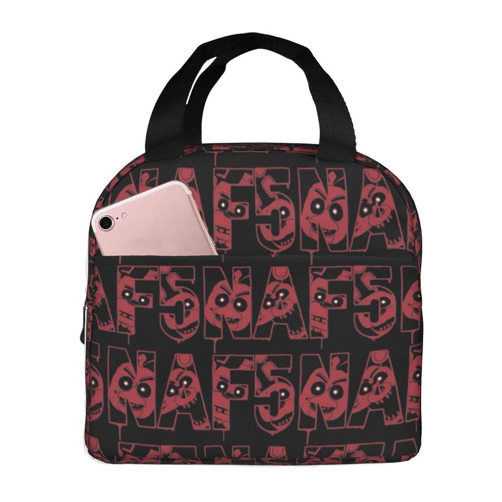 Персональная термосумка FNAF At Freddys для пикника на природе, игры на выживание, портативный термоконтейнер, ланч-бокс для мужчин и женщин