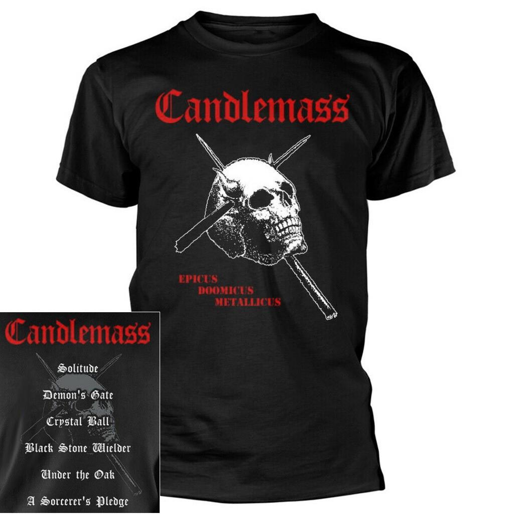 26 Candlemass Epicus Doomicus Metallicus Футболка S-XXL Футболка Группа Дум-Метал Футболка Унисекс