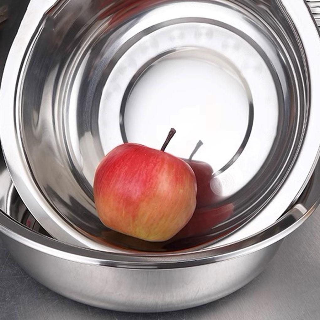 Stainless Steel Cooking Basin Easy To Clean And Safe To Stainless Steel Griddle ]Bowl