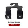 Double Hooks Fastener For Automotive Leather Seams Storage Practical accessory For VW R Golf mk5 Passat Scirocco Polo GTI Tiguan NH4H9