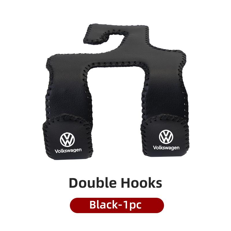 Double Hooks Fastener For Automotive Leather Seams Storage Practical accessory For VW R Golf mk5 Passat Scirocco Polo GTI Tiguan NH4H9