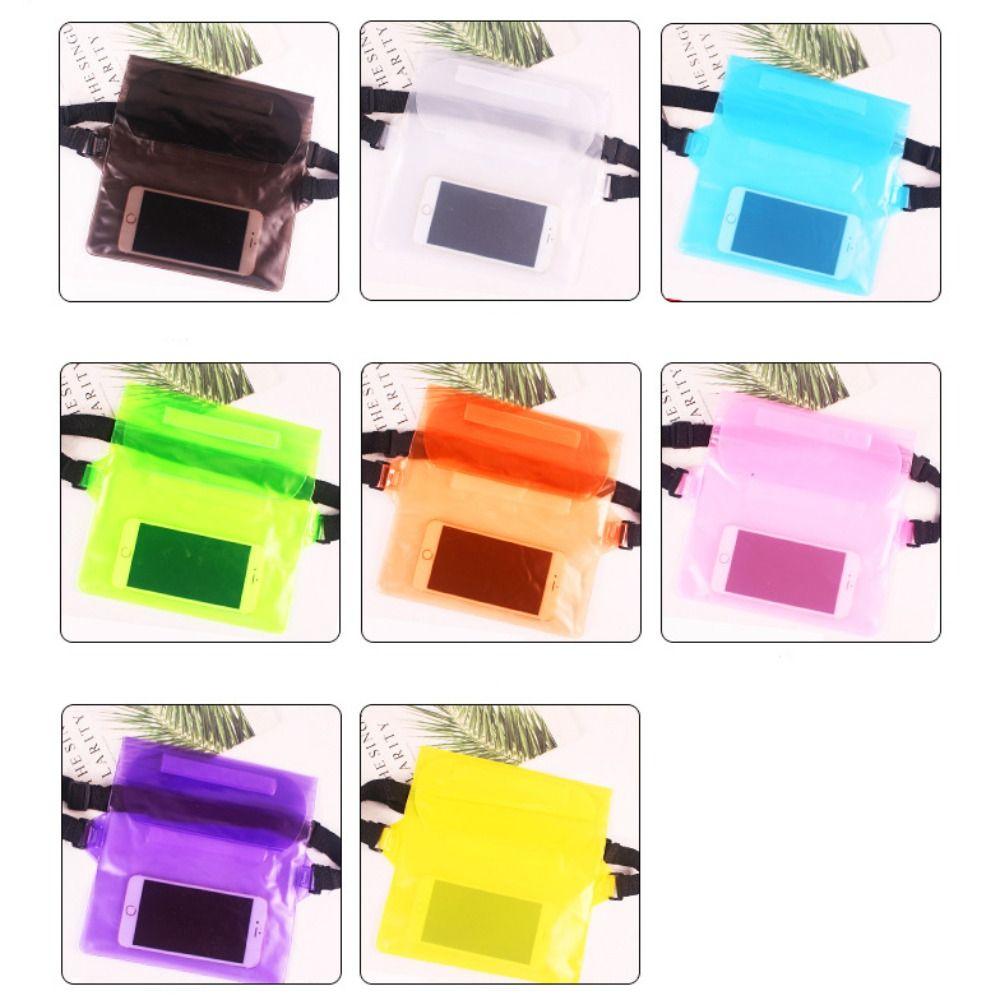 Simple Water-Sprinkling Festival Waist Bag Portable Shoulder Bag Adjustable Phone Case  Summer