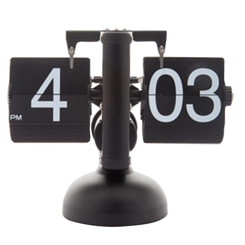 Ретро Креативные Одноногие Автоматические Перекидные Часы: Маленькие настольные часы для гостиной