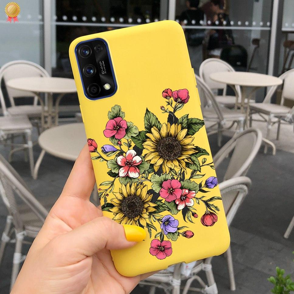 For Realme X7 Pro X7Pro Case Back Cover Soft Silicone Black Pink Funda For Oppo Realme X 7 X7 Pro X7Pro Phone Case Bumper Coque