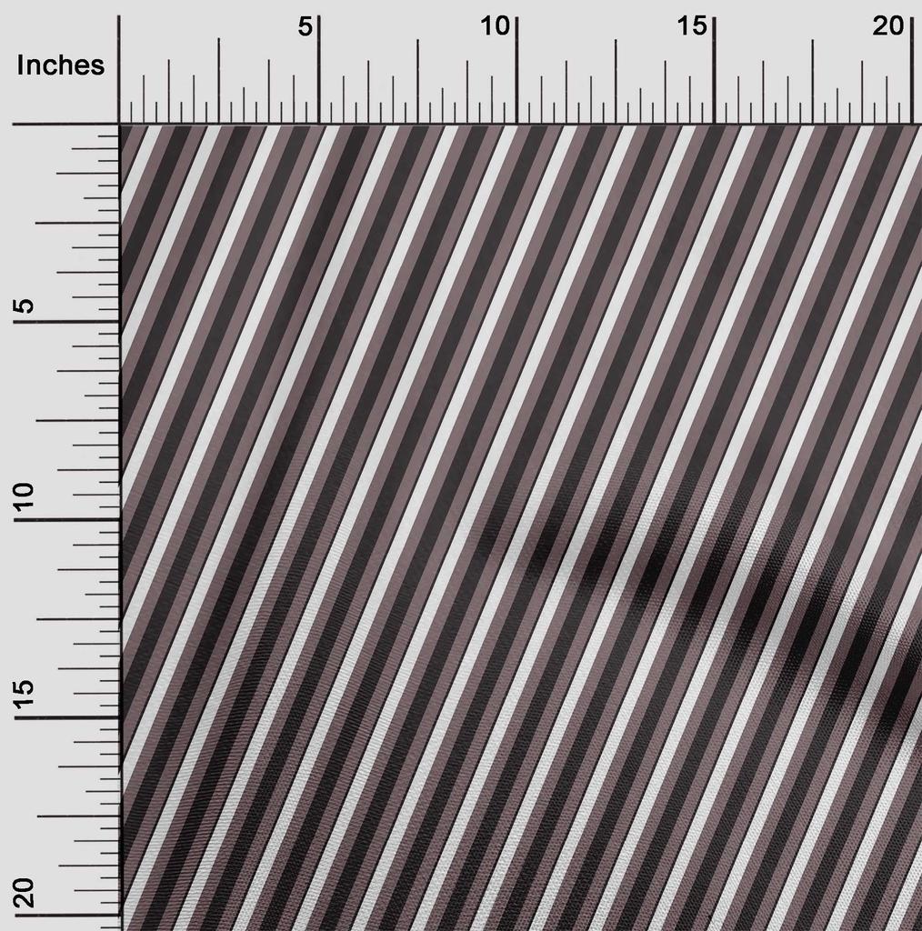 oneOone Cotton Flex Fabric Diagonal Stripe Fabric Prints By Yard 40 Inches