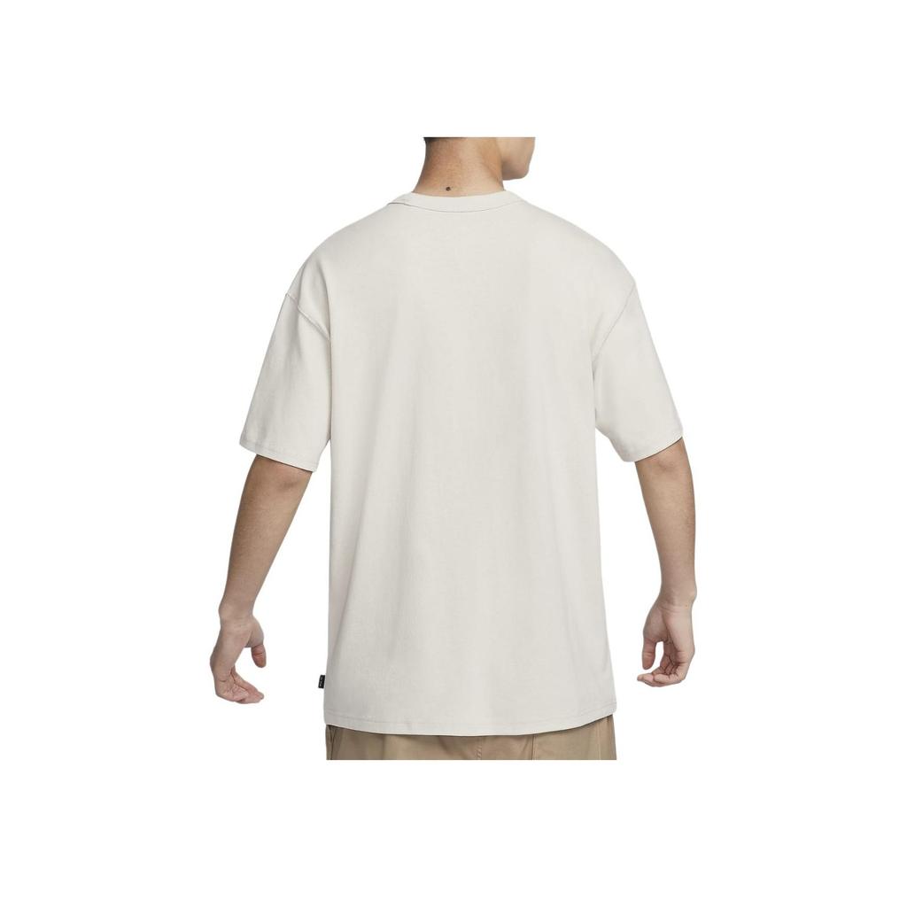 Nike Спортивная одежда Premium Essentials Свободная удобная футболка с круглым вырезом и короткими рукавами и заниженными плечами Мужские топы белого цвета DO7393-104