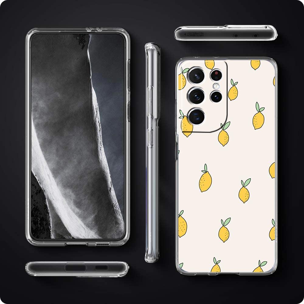 Средиземноморский Лимон Чехол для Телефона Для Samsung Galaxy S22 5G S20 Ultra S21 FE 5G S10E S9 S8 S10 Plus Note 20 10 Прозрачный Силиконовый Чехол