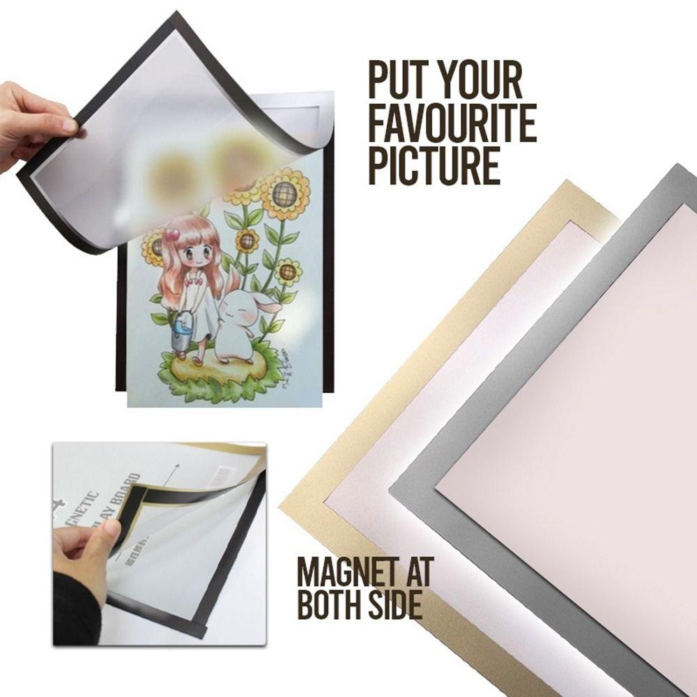 Poster Certificate Artwork Magnetic Picture Frames A4 8.5x11inch Magnetic Display Board